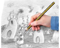 Crayon de papier Noris jumbo, HB, pot de 48