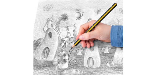 Crayon de papier Noris jumbo, HB, pot de 48