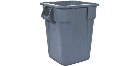Collecteur BRUTE 151,4 litres, carré, en PP, gris