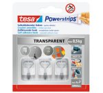 Crochet Powerstrips WIRED HOOK SMALL, transparent