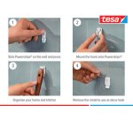 Crochet Powerstrips WIRED HOOK SMALL, blanc