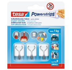 Crochet Powerstrips WIRED HOOK SMALL, blanc