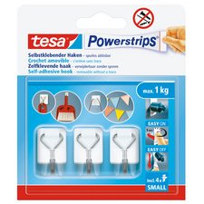 Crochet Powerstrips WIRED HOOK SMALL, blanc