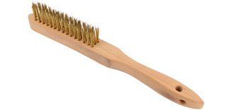 Brosse métallique, 4 rangées
