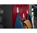 Crochet Powerstrips EXTRA LARGE ovale, blanc