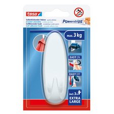 Crochet Powerstrips EXTRA LARGE ovale, blanc