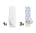 Powerstrips EXTRA LARGE rectangular hook, white