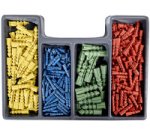 Kit forets & chevilles, 300 pièces