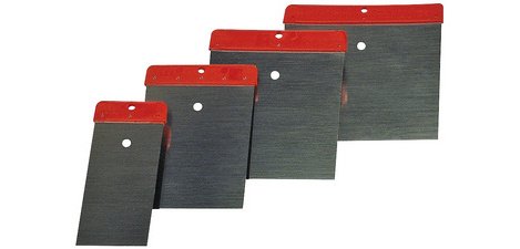 Jeu de couteaux à enduire japonais, métal