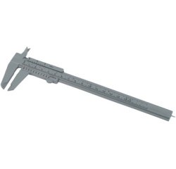 Pied à coulisse, en plastique, 150 mm