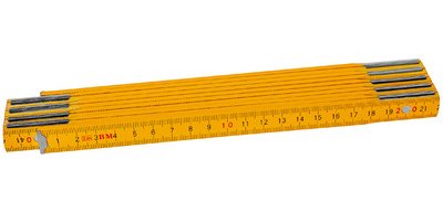 Vouwmeter van hout, lengte: 2,0 m