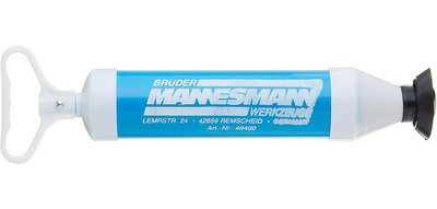 Pompe de débouchage d'évier, blanc/bleu