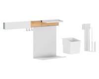 KITCHEN Kit combi L, 8 pièces, blanc