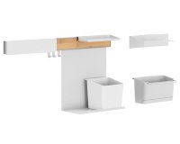 KITCHEN Kit combi XL, 9 delen, wit