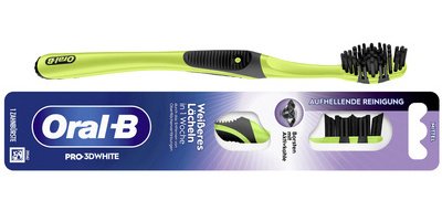 Brosse à dents Pro-3D White Charbon actif 40, medium