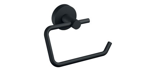 Support rouleau de papier toilette MOON BLACK, noir