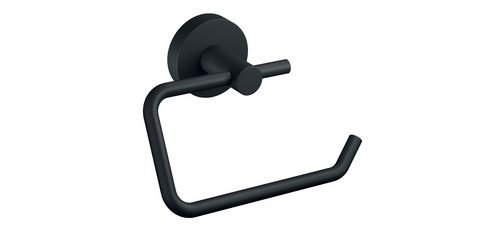 Support rouleau de papier toilette MOON BLACK, noir