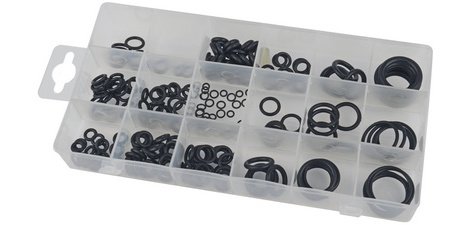 Sortiment von O-Ringen, 225 Stück
