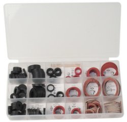 Assortiment van sanitaire dichtingen