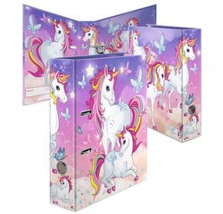 Classeur à motif 'Happy Unicorns', A4