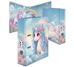Classeur à motif 'Happy Unicorns', A4