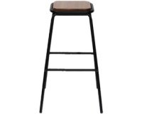 Barstoel OSLO, set van 2, zwarte structuur