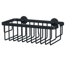 Corbeille de douche MOON BLACK, 1 niveau, noir