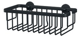 Corbeille de douche MOON BLACK, 1 niveau, noir