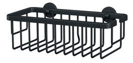 Corbeille de douche MOON BLACK, 1 niveau, noir