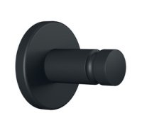 Support de serviette de toilette MOON BLACK, noir