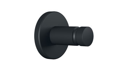 Support de serviette de toilette MOON BLACK, noir