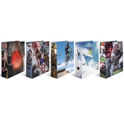 Classeur à motif 'Sport', A4, largeur du dos: 70 mm