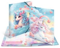 Chemise à élastique 'Happy Unicorns', carton, A3