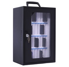 Kast voor smartphone, voor 48 smartphones, grijs