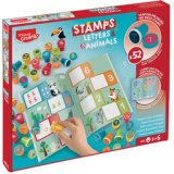 Creativ Coffret 52 tampons 'Lettres & Animaux'