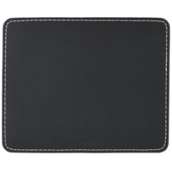 Tapis de souris avec aspect cuir, noir