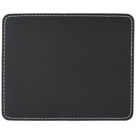 Tapis de souris avec aspect cuir, noir