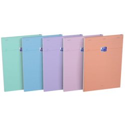 Bloc-notes Smart, A4, quadrillé, assorti Pastel