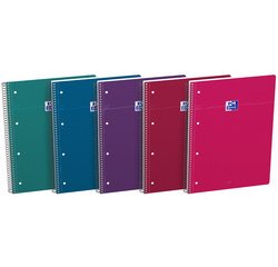 Cahier à spirale Smart Intense, A4+, Seyès, assorti