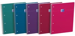 Cahier à spirale Smart Intense, A4+, Seyès, assorti