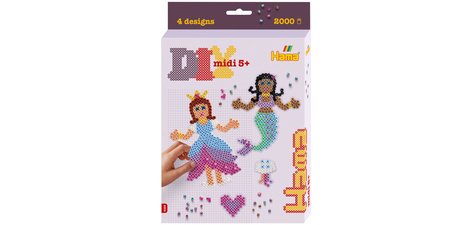 Hama Perles à repasser midi 'Princesse & sirène', coffret