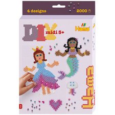 Hama Perles à repasser midi 'Princesse & sirène', coffret