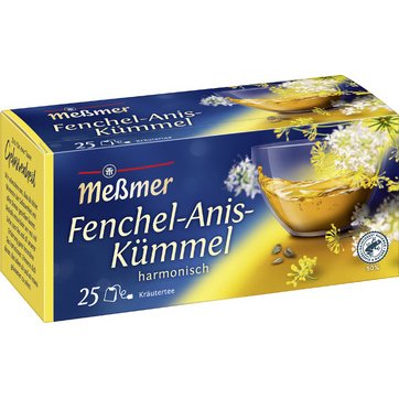 Thé 'fenouil-anis-carvi', harmonieux, paquet de 25