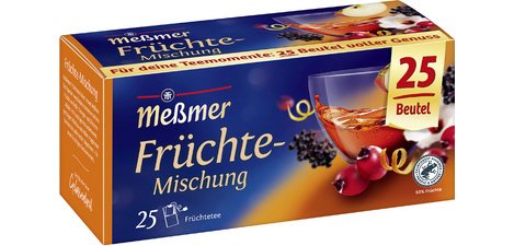 Thé 'mélange de fruits', paquet de 25