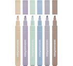 Surligneur Slim, étui de 6, couleurs pastel