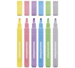 Surligneur Slim, étui de 6, couleurs pastel