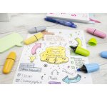 Surligneur Mini Pastel, étui de 6