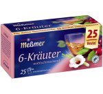Thé '6 herbes', parfumé, paquet de 25