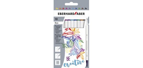 Duo-Filzstift runde Spitze & feine Spitze