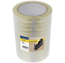 Ruban adhésif, 19 mm x 66 m, PP, transparent